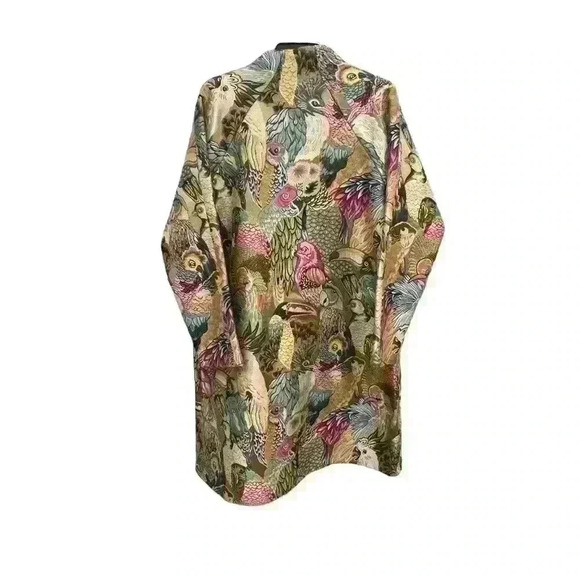 NWT Johnny Was Avifauna Jacquard Coat Size M - Picture 3 of 6